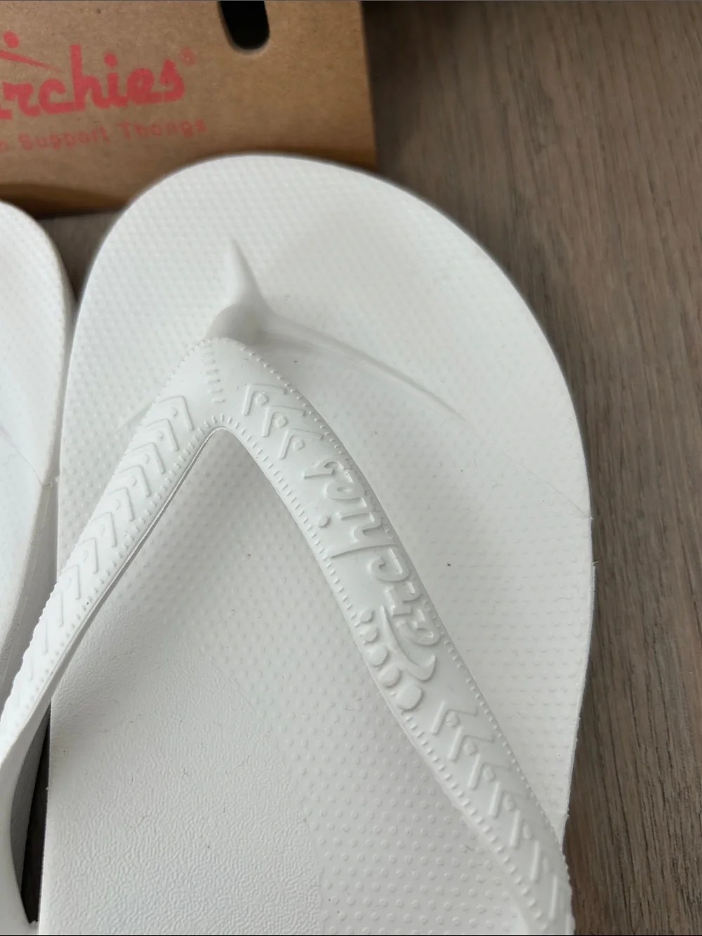 Archies Women's White Flip Flop Sandals - Cushioned Thong Style